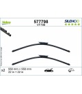 KIT ESCOBILLA SILENCIO FLAT BLADE MERCEDES CLASE C 21-
