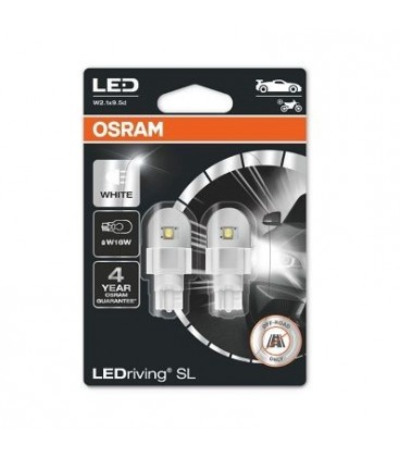 BLISTER LAMPARA LED SIN CASQUILLO 3ª LUZ FRENO W16W