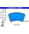 PASTILLAS DE FRENO DELANTERO RENAULT KANGOO 08- DISCO 256mm ESP.17,5 LLANTA 15-16