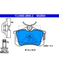 PASTILLAS DE FRENO TRASERO AUDI, VOLKSWAGEN, SEAT LEON II 05-