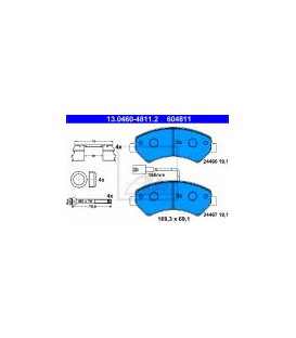 PASTILLAS DE FRENO DELANTERO CITROEN JUMPER III HDI