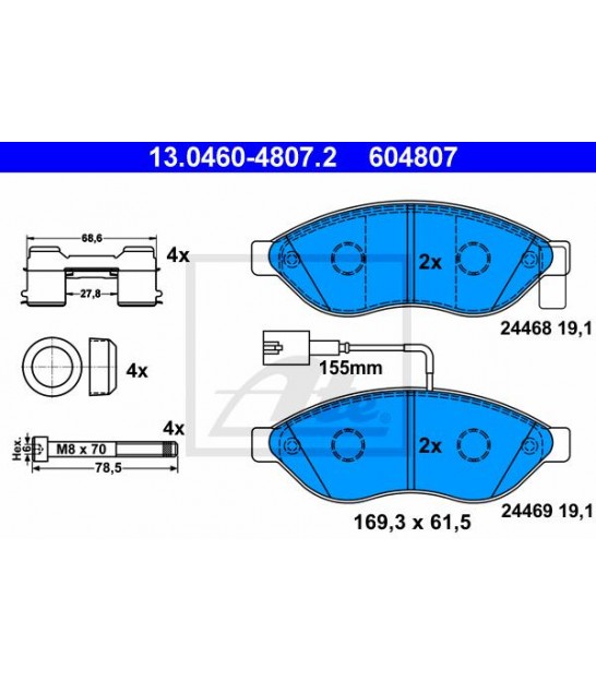 VARILLA NIVEL ACEITE CITROEN BX, C15, ZX Motor XUD7 - Comercial SIA