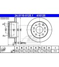 JUEGO DISCOS DE FRENO TRASERO CITROEN JUMPER 06-