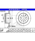 JUEGO DISCOS DE FRENO TRASERO CITROEN JUMPER 06-