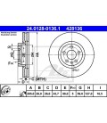 JUEGO DISCOS DE FRENO DELANTERO CITROEN C8, JUMPY 2.2 HDI