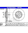 JUEGO DISCOS DE FRENO DELANTERO CITROEN C4 09- 302mm
