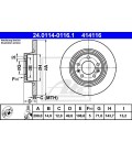 JUEGO DISCOS DE FRENO TRASERO CITROEN JUMPY 07-