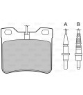 PASTILLAS DE FRENO TRASERO PEUGEOT 406 1.9TD,16V,2.1TD