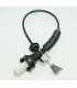 CABLE EMBRAGUE PEUGEOT 206, 206+ 840/650mm CAJA BE OR.