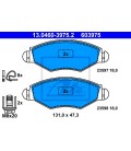 PASTILLAS DE FRENO DELANTERO PEUGEOT 206 1998-