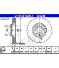 JUEGO DISCOS DE FRENO DELANTERO CITROEN C5 X7 330x30 5 TORNILLOS