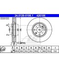 JUEGO DISCOS DE FRENO DELANTERO PEUGEOT 406 283 mm.