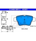 PASTILLAS DE FRENO TRASERO PEUGEOT 207 CC 07--