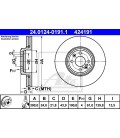 JUEGO DISCOS DE FRENO DELANTERO RENAULT MEGANE SCENIC II