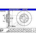 JUEGO DISCOS DE FRENO DELANTERO FIAT STILO, CITROEN NEMO