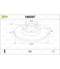 JUEGO DISCOS DE FRENO TRASERO AUDI A1, A2, A3, SEAT IBIZA, LEON 02--, SKODA, VOLKSWAGEN