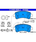 PASTILLAS DE FRENO TRASERO CITROEN JUMPER, PEUGEOT BOXER, FIAT DUCATO