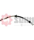 JUEGO CABLES CAMBIO CITROEN  JUMPY, PEUGEOT EXPERT III 5 VELOCIDADES (BLANCO 1015/775+NEGRO 1020/775)