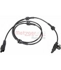 CAPTOR ABS DELANTERO CITROEN C5 X7  --PR 11658  CONECTOR NEGRO